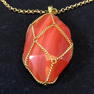 Joan Rivers Necklace with large stone